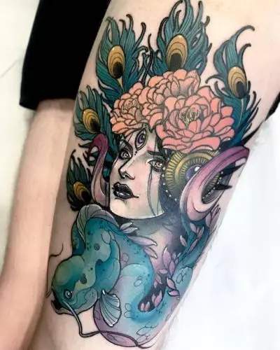 Ariane - Tatouage Nantes - tattoooftheday inked coloredtattoo