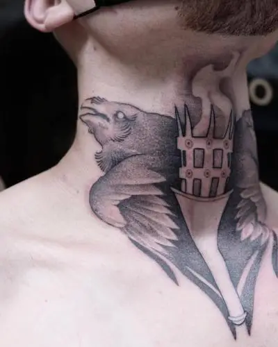 Drop - Tatouage Nantes - crowtattoo crow corbeau