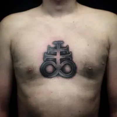Monpierre - Tatouage Nantes - leviathan leviathansigil satan