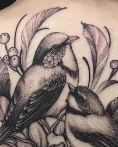 Ornela - Tatouage Nantes - tattoo birds birdstattoo