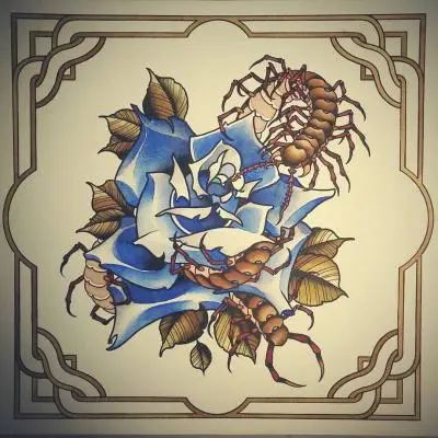 Monpierre - Tatouage Nantes - tattooflash traditionaltattoo neotraditional