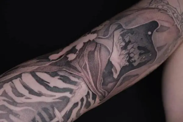 Drop - Tatouage Nantes - skull skulltattoo skulltattoos
