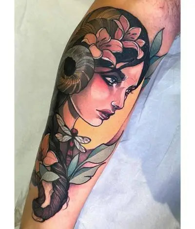 Ariane - Tatouage Nantes - womantattoo tattoooftheday inked