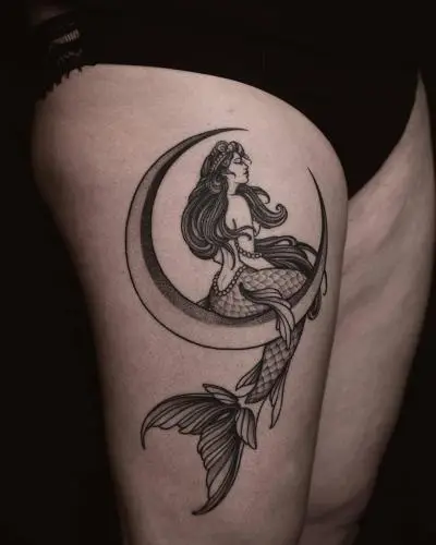 Ornela - Tatouage Nantes - tattoo nantes mermaid