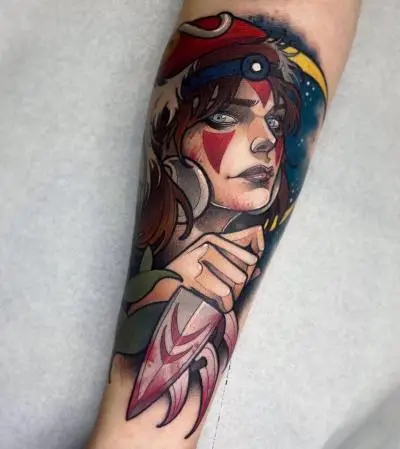 Ariane - Tatouage Nantes - mononoke mononoketattoo tattoooftheday