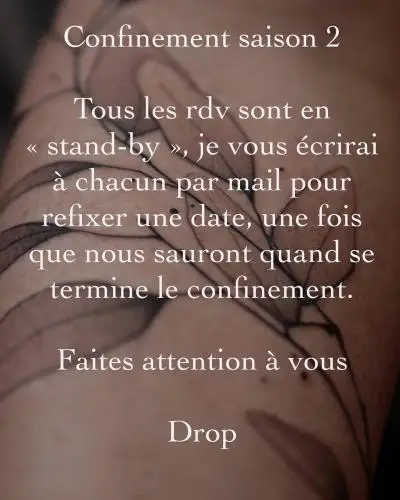 Drop - Tatouage Nantes - 
