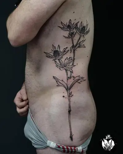 Drop - Tatouage Nantes - vegetaltattoo flowertattoo flowertattoos