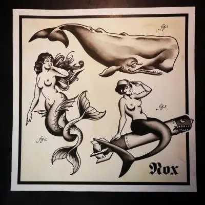 Monpierre - Tatouage Nantes - ironink spermwhale spermwhaletattoo