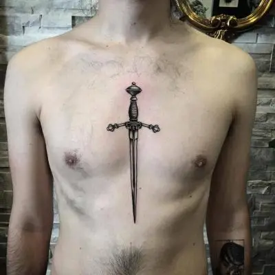 Monpierre - Tatouage Nantes - medievalart medievaltattoo blackwork