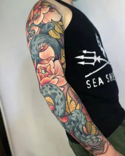 Ariane - Tatouage Nantes - fullarmtattoo tattoooftheday inked