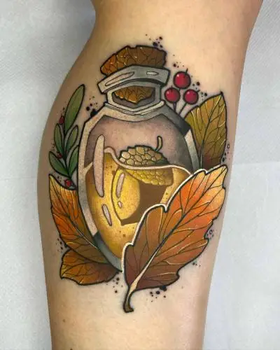 La Barbe - Tatouage Nantes - tattoo tatouage fall