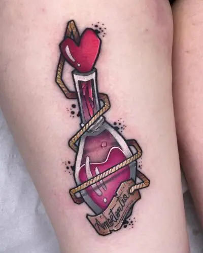 La Barbe - Tatouage Nantes - tattoo harrypotter potterhead