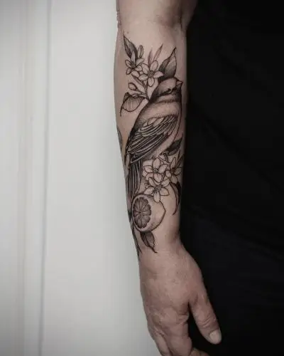 Ornela - Tatouage Nantes - tattoo birds birdstattoo