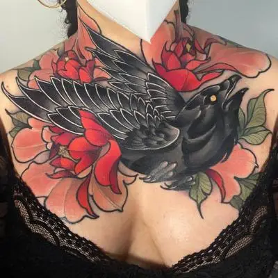 Ariane - Tatouage Nantes - chesttattoo tattoooftheday inked