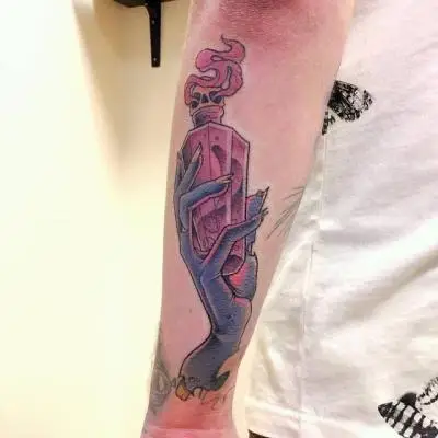 Ariane - Tatouage Nantes - tattoo tattoowork zombihand