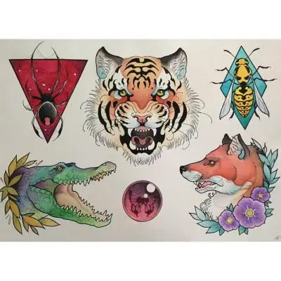 Ariane - Tatouage Nantes - spider blackwidow tiger