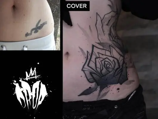 Drop - Tatouage Nantes - tattoocover tattoocoverup cover