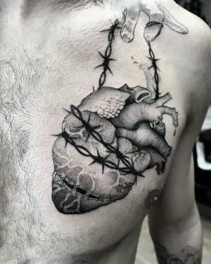 heart heartbroken hearttattoo