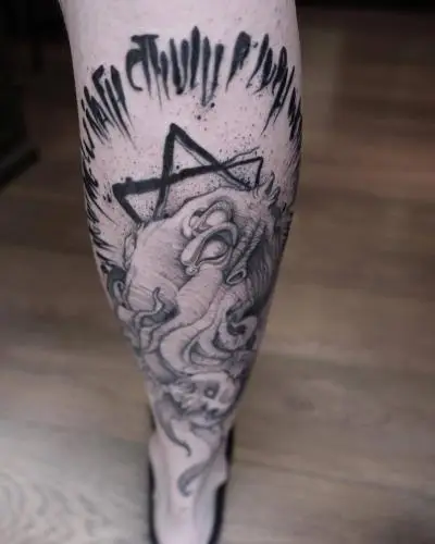 Drop - Tatouage Nantes - chtulhu cthulhumythos cthulhu