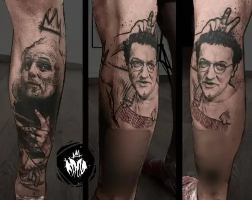 Drop - Tatouage Nantes - covertattoo leoferre coluche