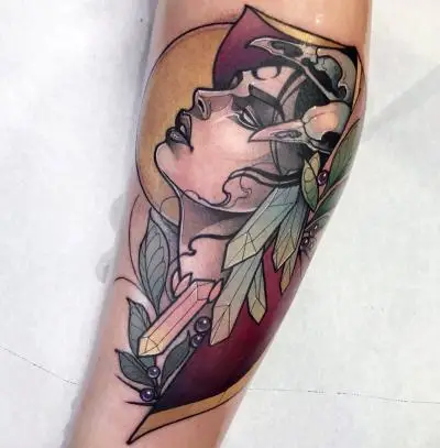 Ariane - Tatouage Nantes - witch witchery witchcraft