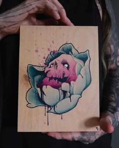 Drop - Tatouage Nantes - painting paintingoftheday acrylicpainting