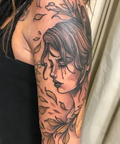 Ariane - Tatouage Nantes - woman womantattoo tattoooftheday