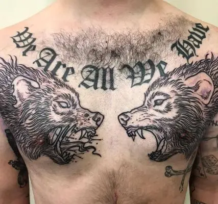 Ariane - Tatouage Nantes - wolf wolftattoo tattoooftheday