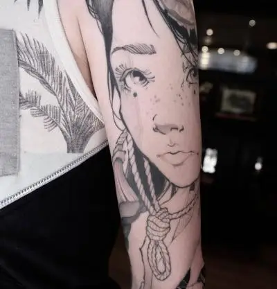 Drop - Tatouage Nantes - geisha geishatattoo nantestattoo