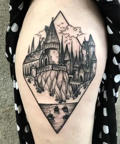La Barbe - Tatouage Nantes - tattoo tattoos hogwarts