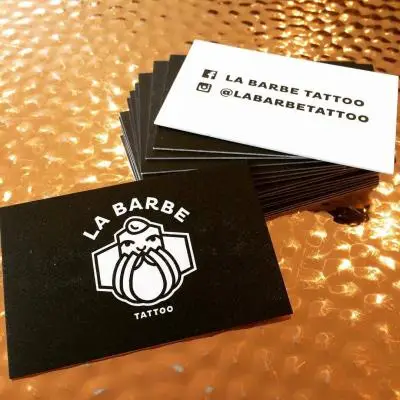 La Barbe - Tatouage Nantes - tattoo tatouage cards