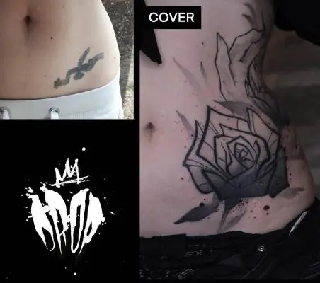 Drop - Tatouage Nantes - cover covertattoo covertattoos