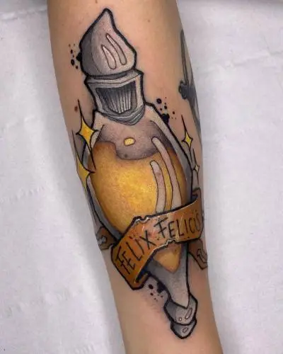 La Barbe - Tatouage Nantes - tattoo harrypotter hogwartstattoo