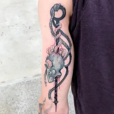 Ariane - Tatouage Nantes - rat rattattoo deadrat