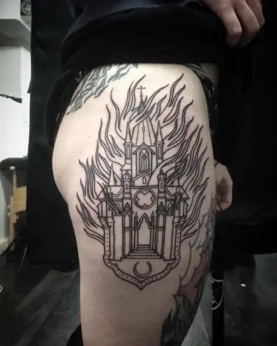 Monpierre - Tatouage Nantes - traditionalart traditionaltattoo artoftheday
