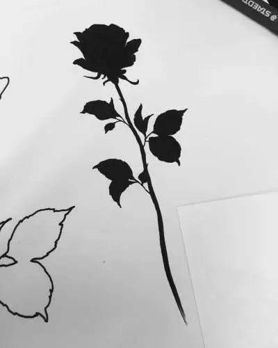 Ornela - Tatouage Nantes - tattoo tattooproject rose