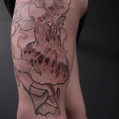 Drop - Tatouage Nantes - meduse medusetattoo jellyfish