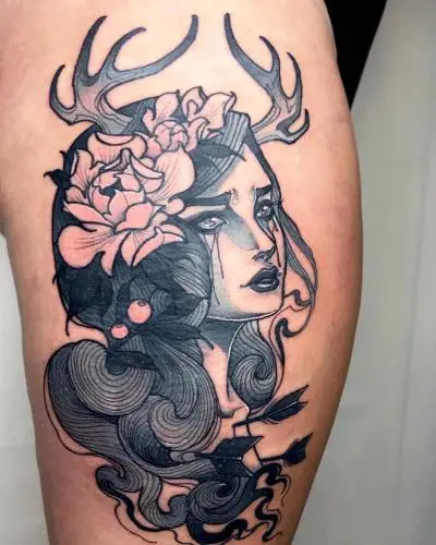 Ariane - Tatouage Nantes - tattoooftheday inked coloredtattoo