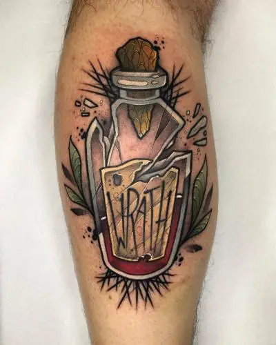 La Barbe - Tatouage Nantes - tattoo tatouage wrath