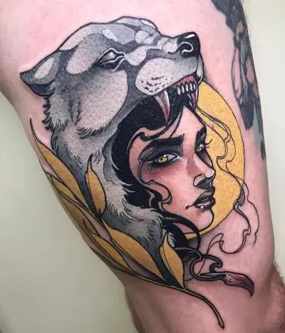 Ariane - Tatouage Nantes - tattoooftheday inked coloredtattoo