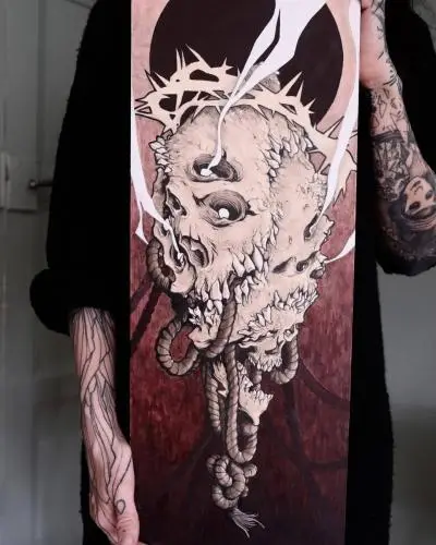 Drop - Tatouage Nantes - confinementcreatif peinture peintureacrylique