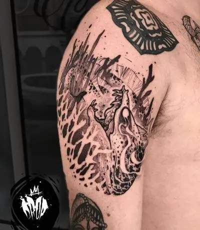 Drop - Tatouage Nantes - murene seatattoo tattoo