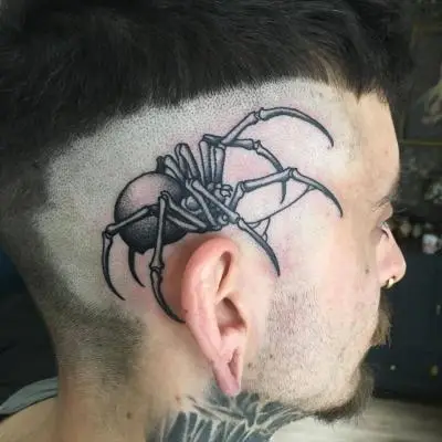 Monpierre - Tatouage Nantes - nantestattoo spidertattoo blackwork