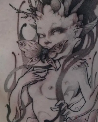 Drop - Tatouage Nantes - ribstattoo wipshading vegetaltattoo